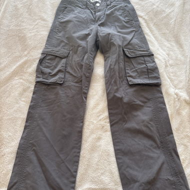 Grey brown cargo pants