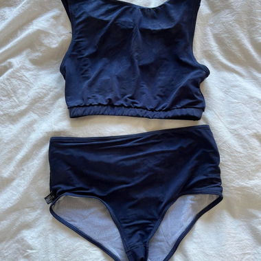 Set per Pole Dance blu scuro S