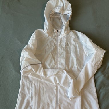 Joggingjacke Salomon weiss