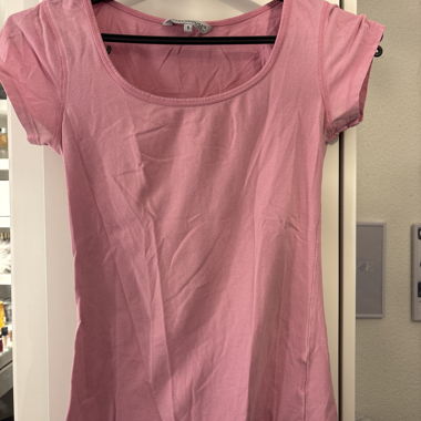 Top basic rosa chiaro