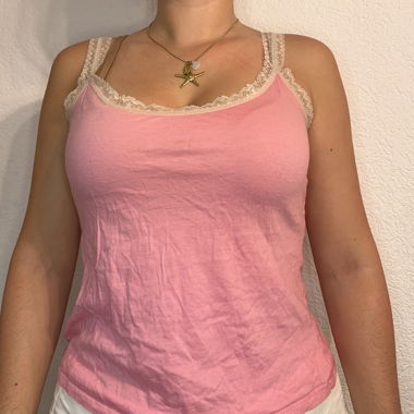 Baby Pink Lace Cami