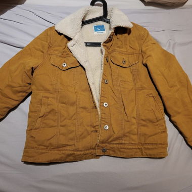 Mustard-lined jacket