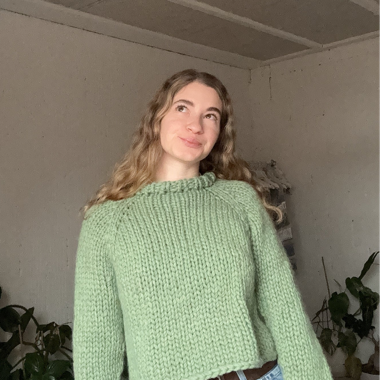 Handmade knitted sweater