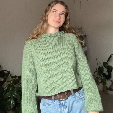 Handmade knitted sweater