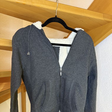 VESTE DOUCE GRISE