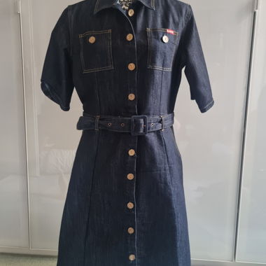 Sublime robe en jean rétro
