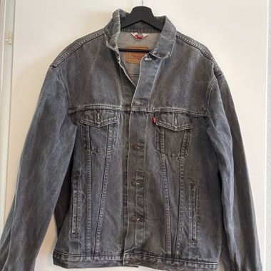 Veste en jean grise