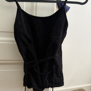 Black top with front lacing