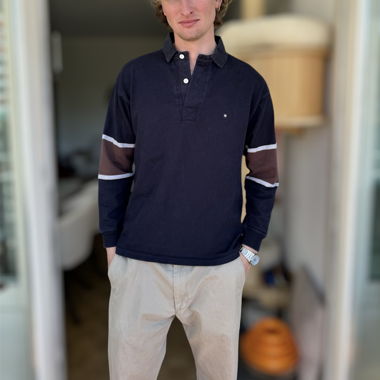 Serge Blanco x Quinze Long sleeves rugby polo