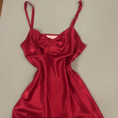 Haut/Robe longue rouge