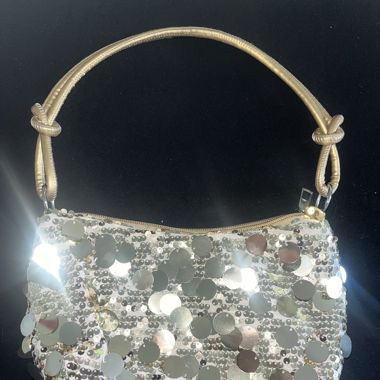 Gold Glitter Bag 