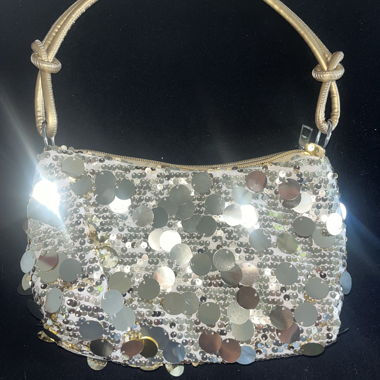 Gold Glitter Bag 