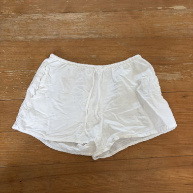 Shorts en lin blancs