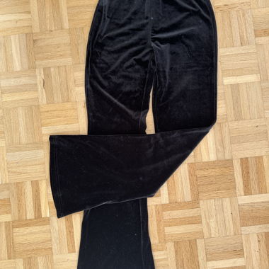Black Velvet Pants