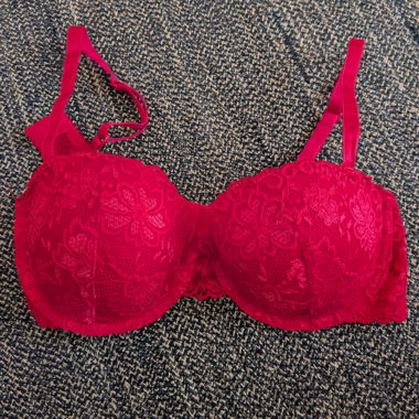 Reggiseno in pizzo H&M rosso, 80C