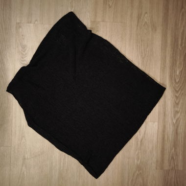 Black infinity scarf