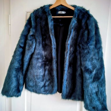Funky faux fur jacket