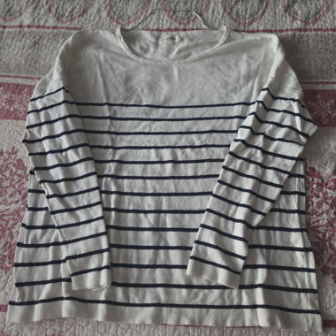 Pull marin rayé