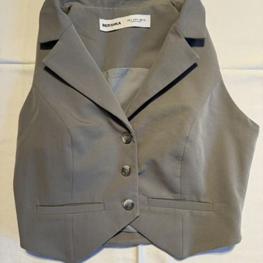 Grey Bershka Vest Size S