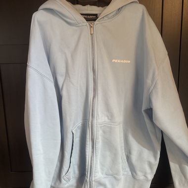 Pegador Zip-Hoodie hellblau