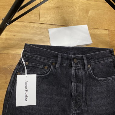 Pantaloni in denim neri Acne Studios Mece Vintage