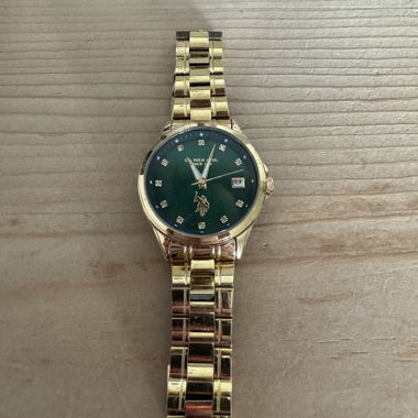 Orologio da polso dorato U.S. Polo Assn.
