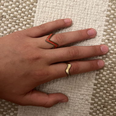 Zwei Ringe Set