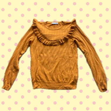 Yellow Ruffle Longsleeve 