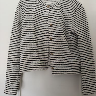 Cardigan a righe