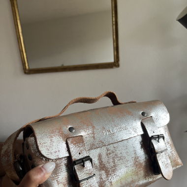 Leder Tasche Metallisé