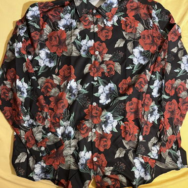 Chemise original avec motif de fleur