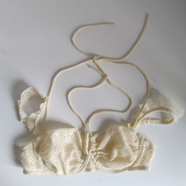 Reggiseno bianco in pizzo