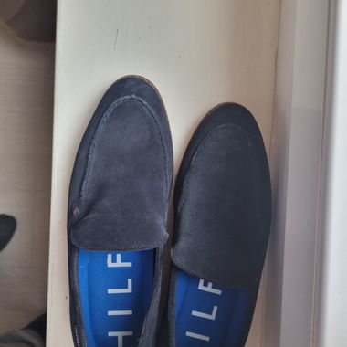 Blue Tommy Hilfiger Moccasins 