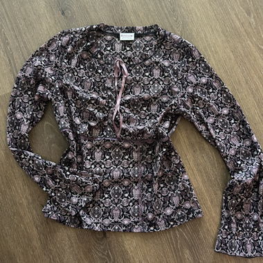 Blouse à motifs vintage Biaggini