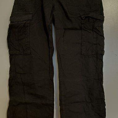 Black Bershka Cargo Pants