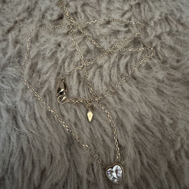 Collana Fossil con pendente a cuore