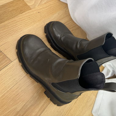 Bottine kaki Zara