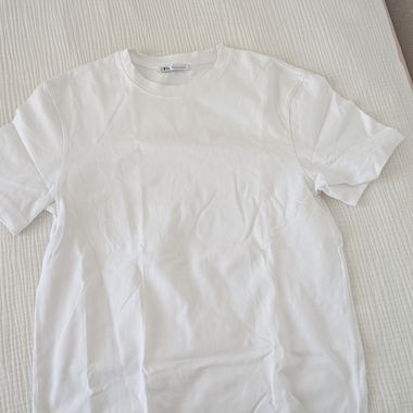 T-shirt bianco Zara