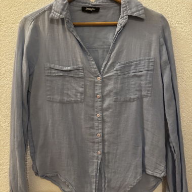 Camicia azzurro chiaro Jennyfer