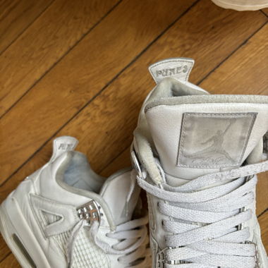 Weiße Air-Jordan-Sneaker Pure Money