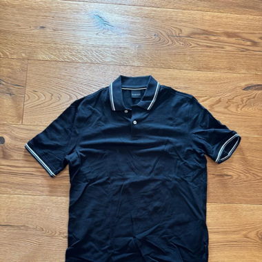 Schwarzes Bugatti Polo Shirt