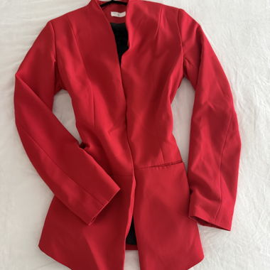Blazer da donna rosso Naoko S