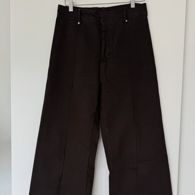 ZARA Brown Wide-Leg Pants