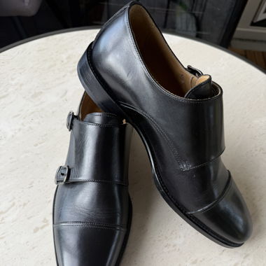Navyboot Black Leather Shoes