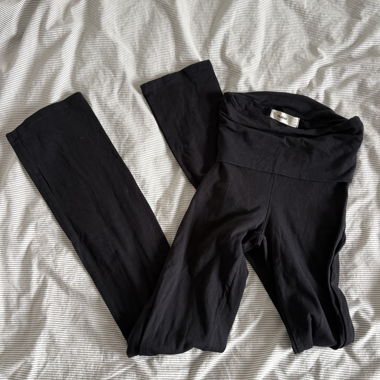 Schwarze Pull&Bear Schlagleggings