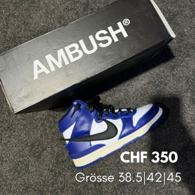 Nike Dunk High x Ambush Deep Royal Blue