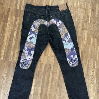 Jeans Evisu gamba dritta