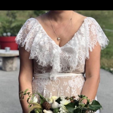 Rustic style Wedding dress 