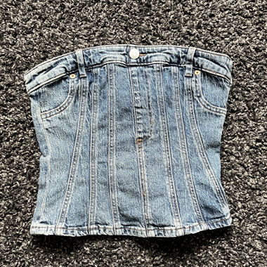 Corsetto in denim