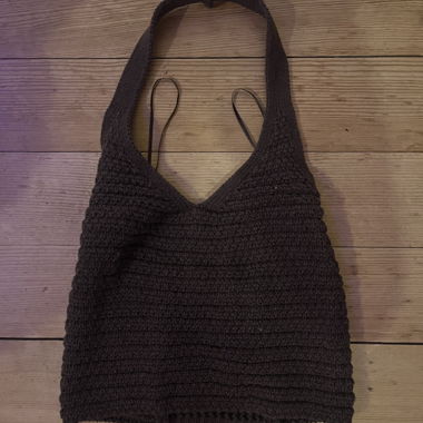 Top halter en maille